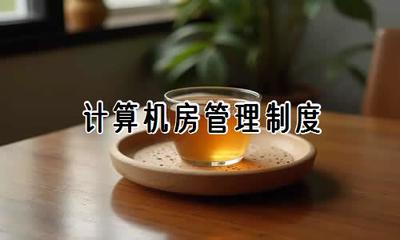 計算機(jī)房管理制度與維護(hù)服務(wù)全面指南